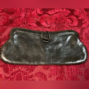 Vintage Maxx NY Black Leather Clutch